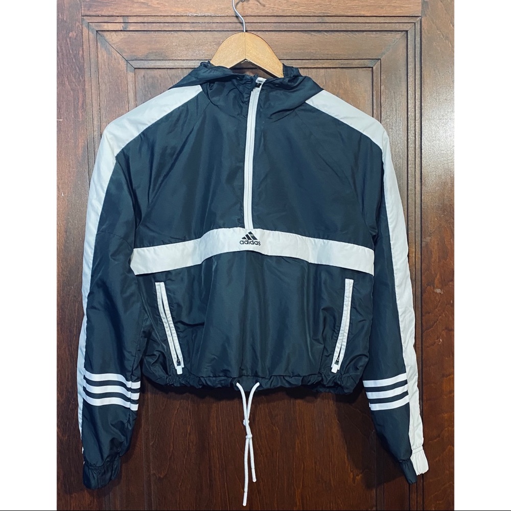 Xs adidas cropped windbreaker.